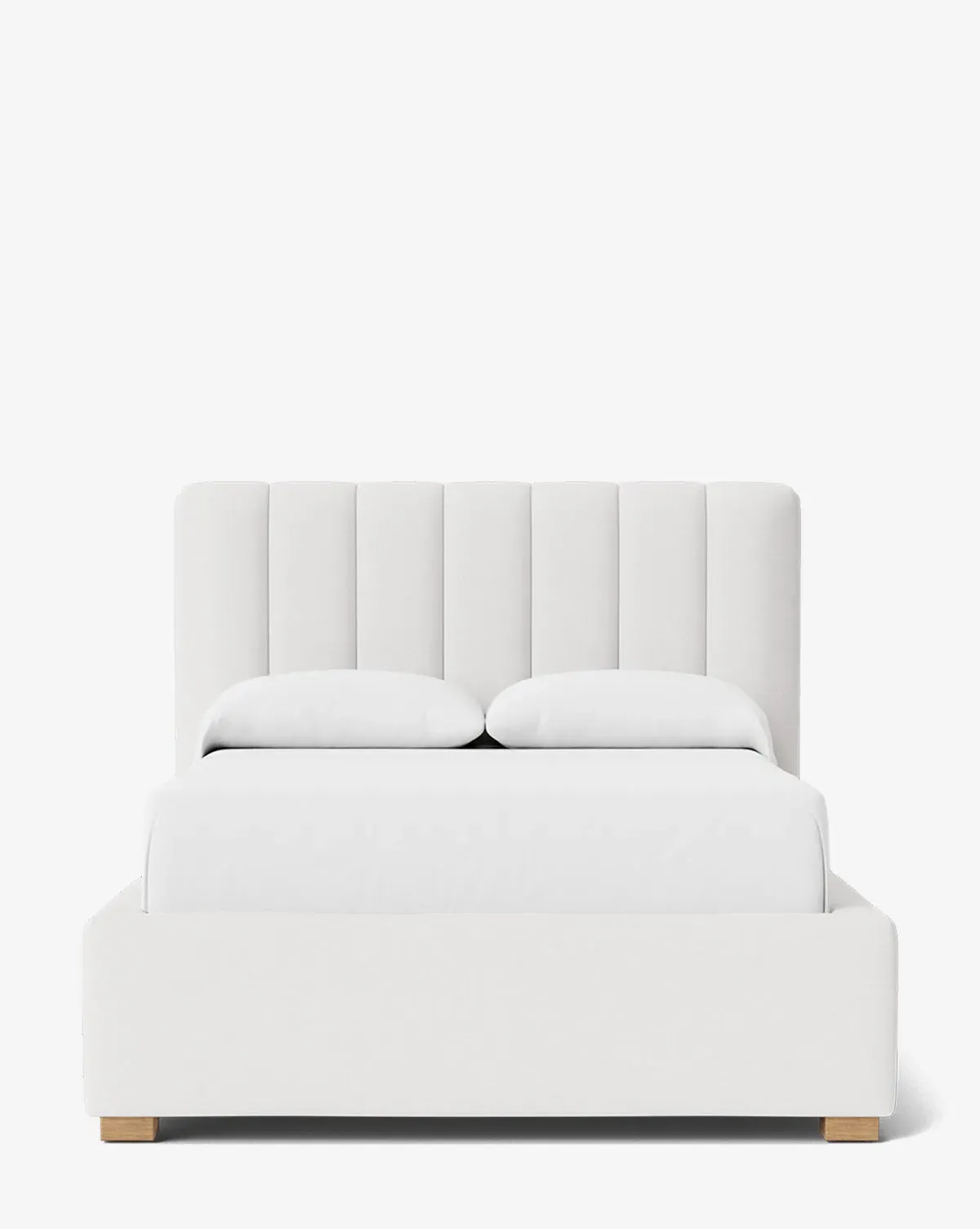 Hoffman Low Headboard Full Size Bed Frame - Gardenia, Perennials product