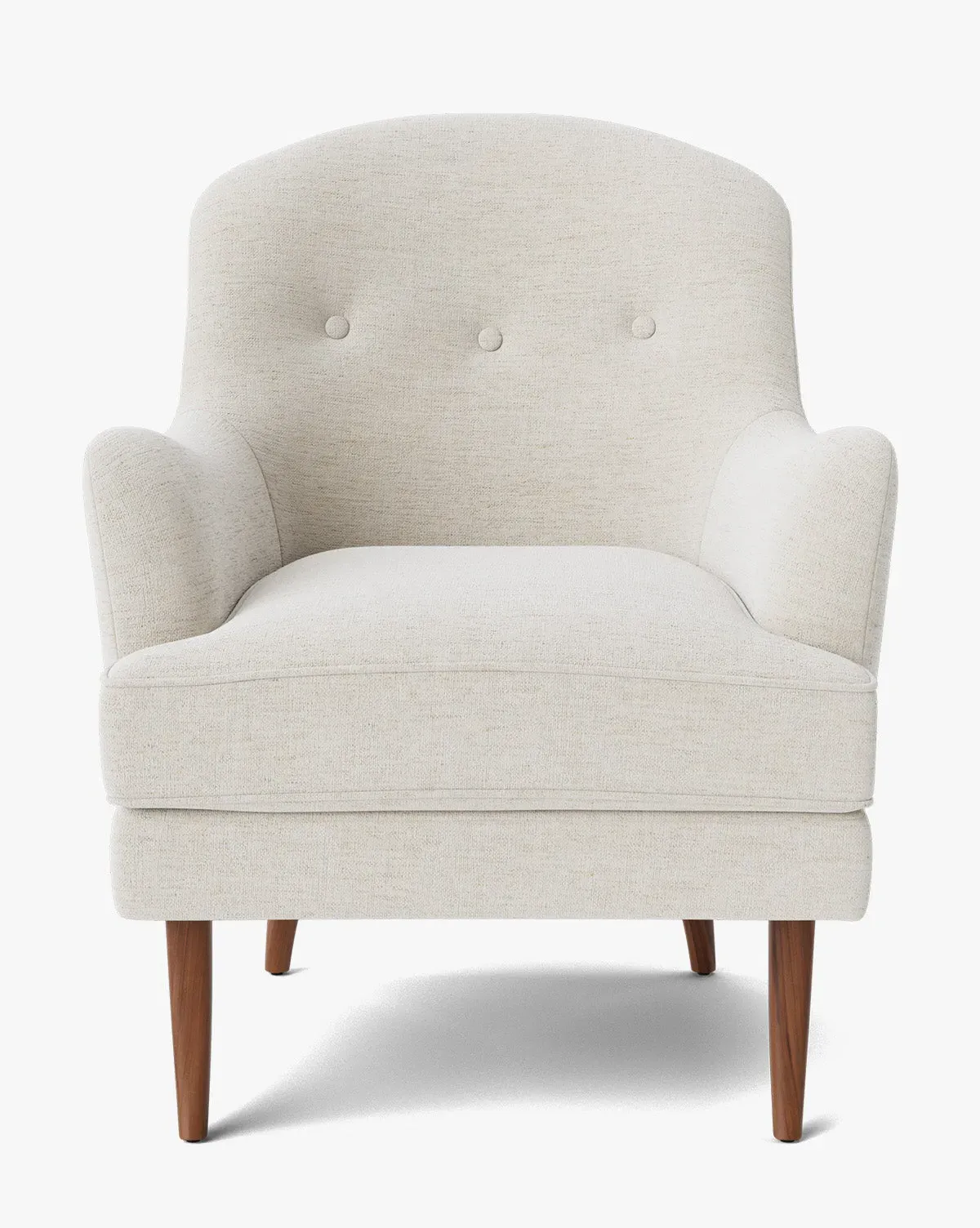 Hollis Lounge Chair - Alabaster Crypton, English Oak product