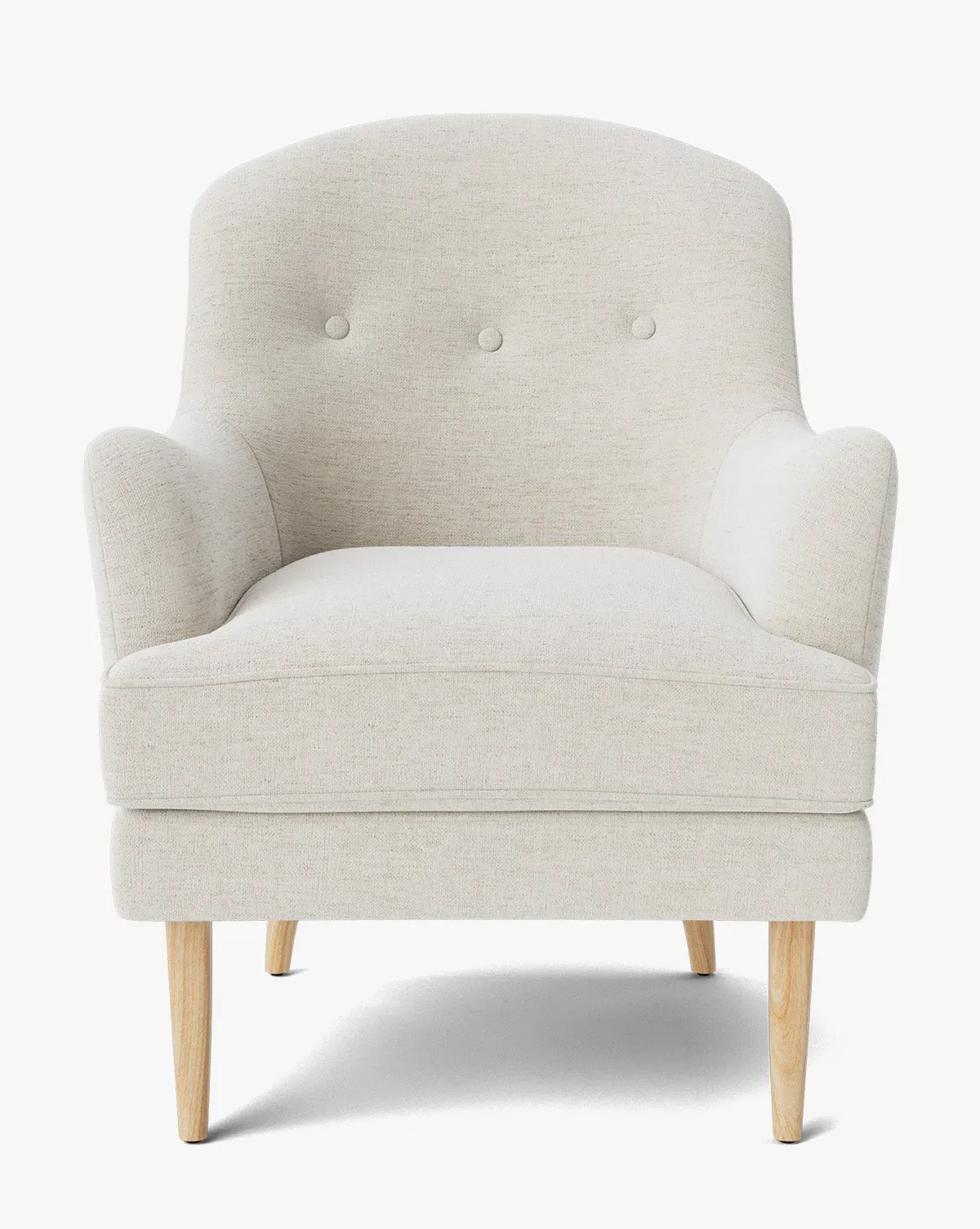Hollis Lounge Chair - Alabaster, Crypton product