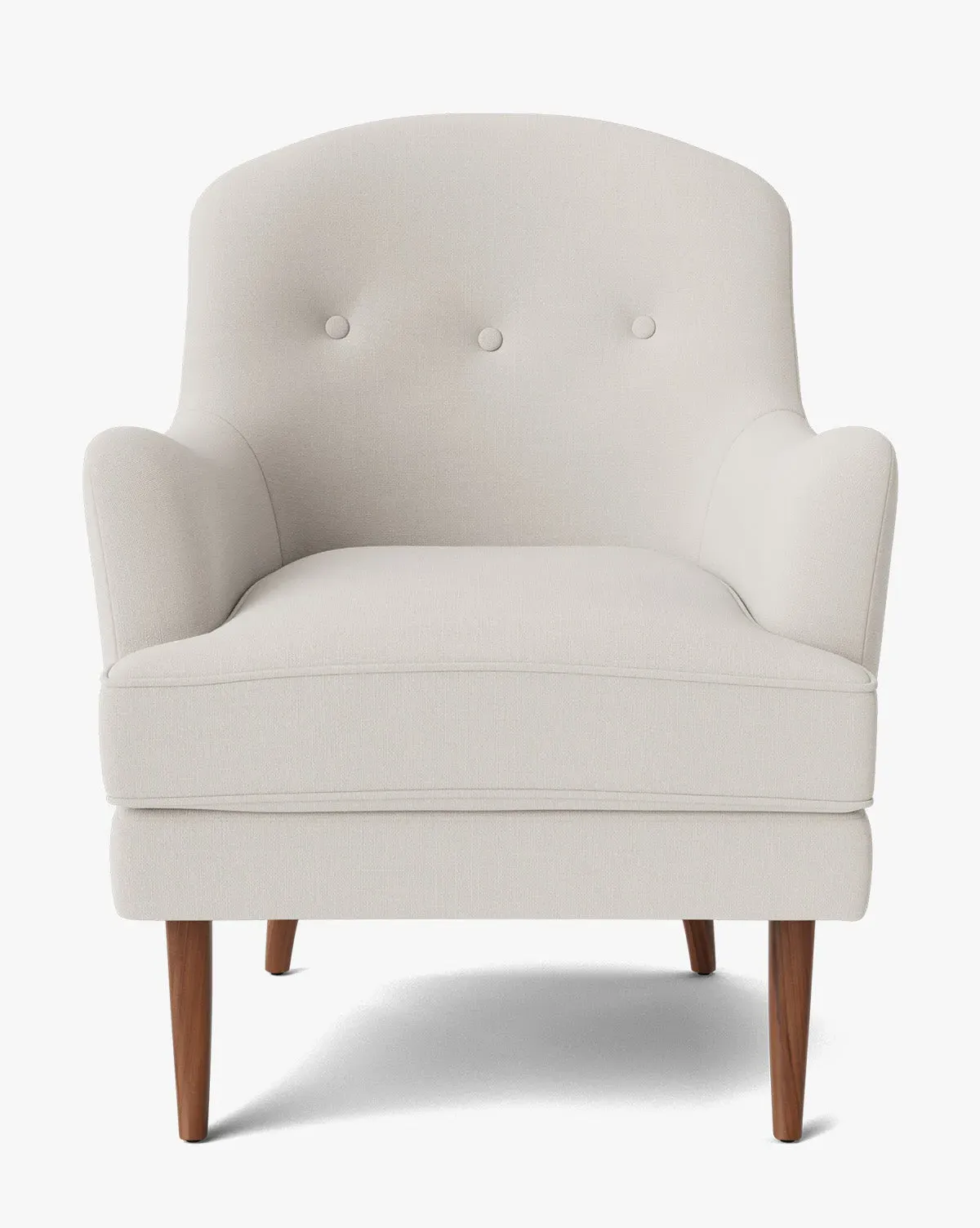 Hollis Lounge Chair - Blanc Crypton, English Oak product