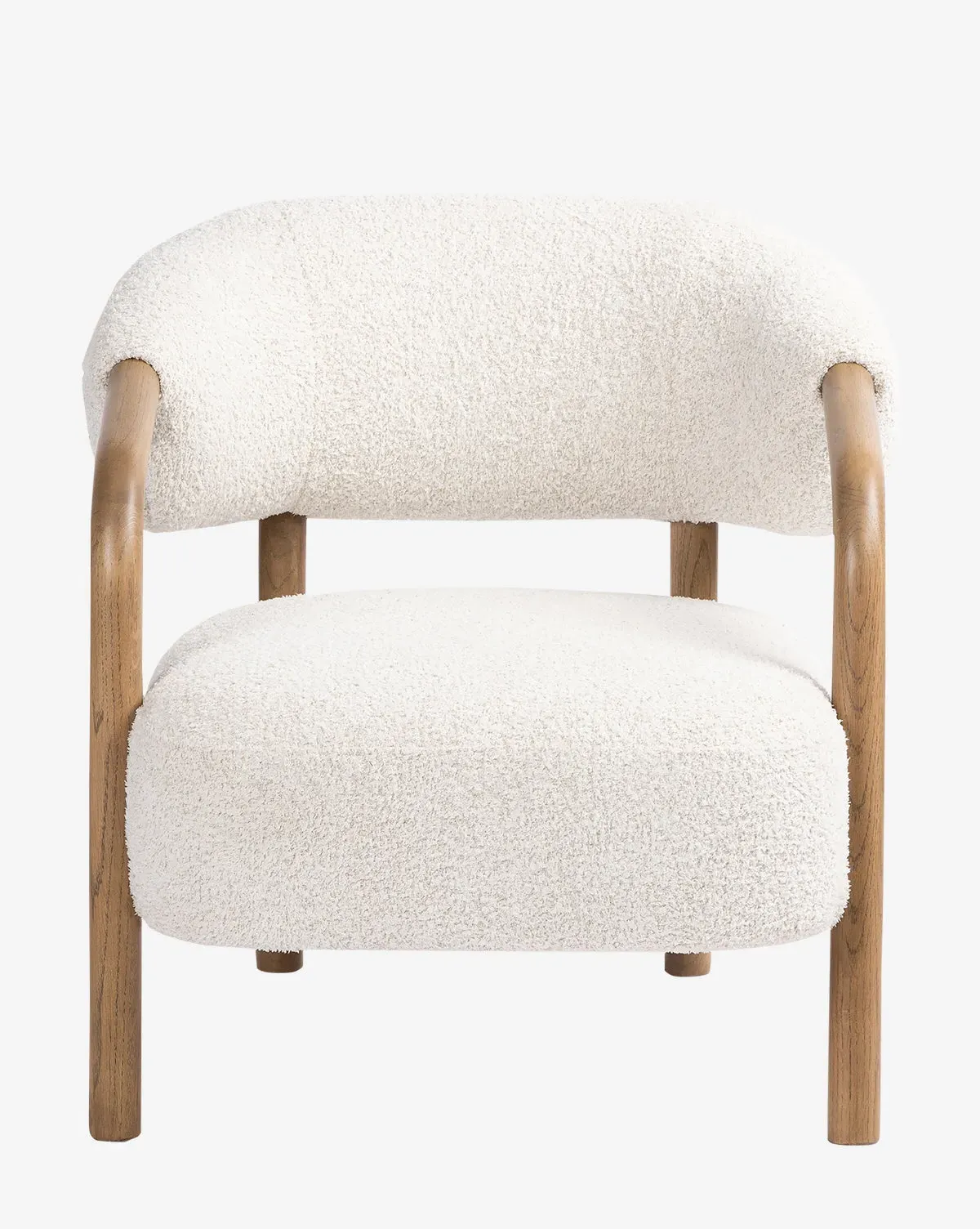 Holstein Lounge Chair - Ivory, Faux Mongolian Shearling product