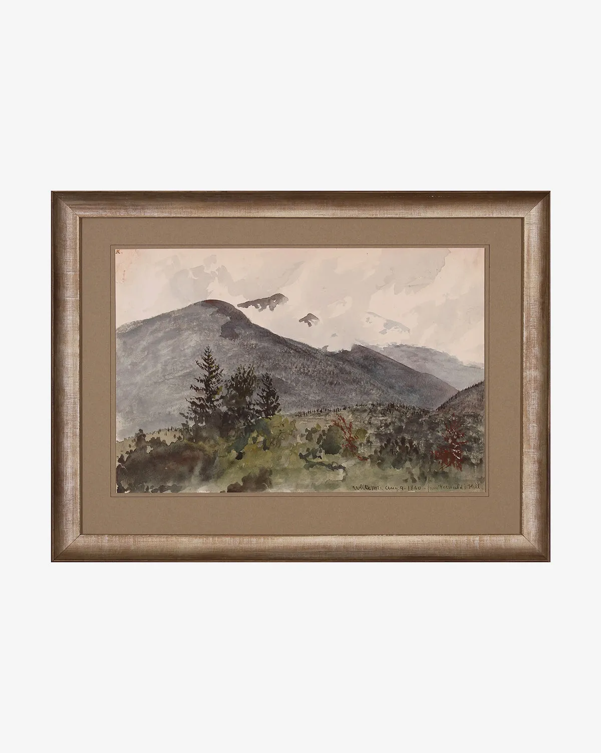 Humphrey's Ledge Framed Giclee Print - Silver product