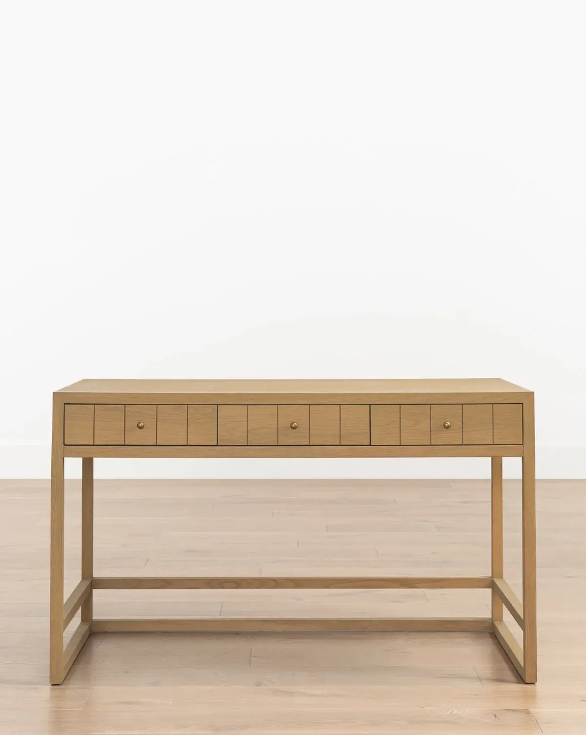 Huxton Desk with Drawers - Brass product