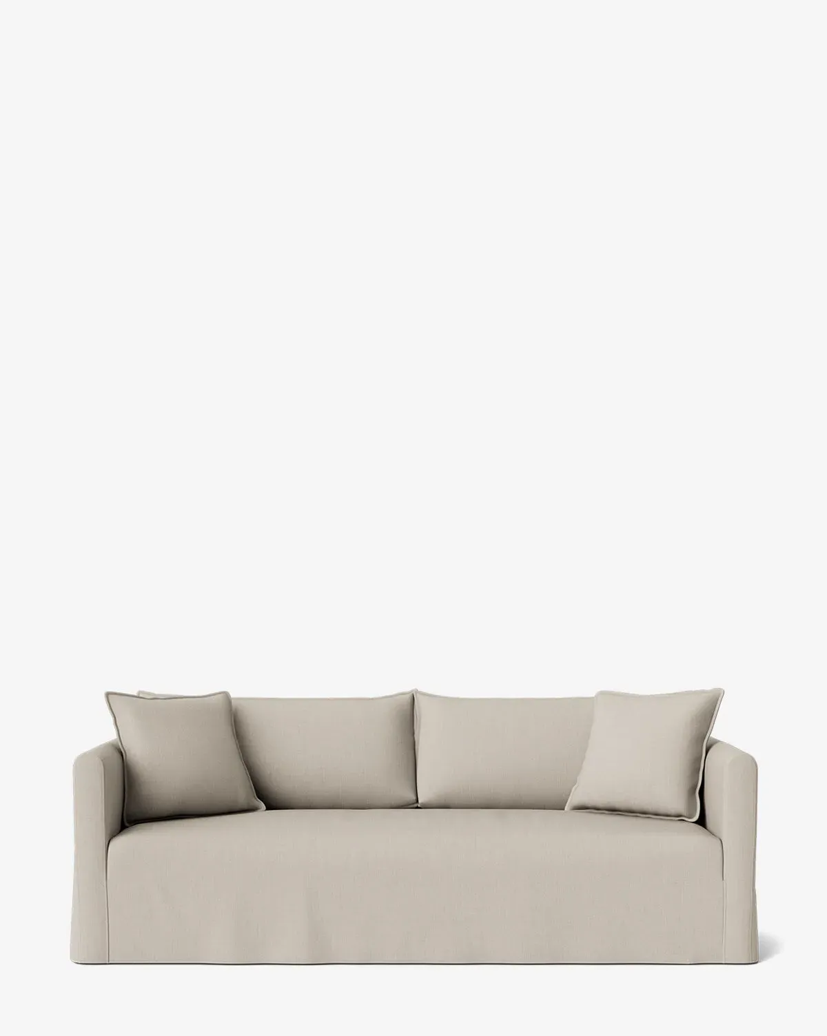 Iman Slipcover 3-Seater Sofa - Belgian Linen product