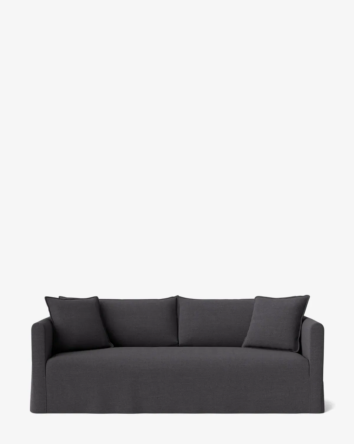 Iman Slipcover 3-Seater Sofa - Slate, Crypton product