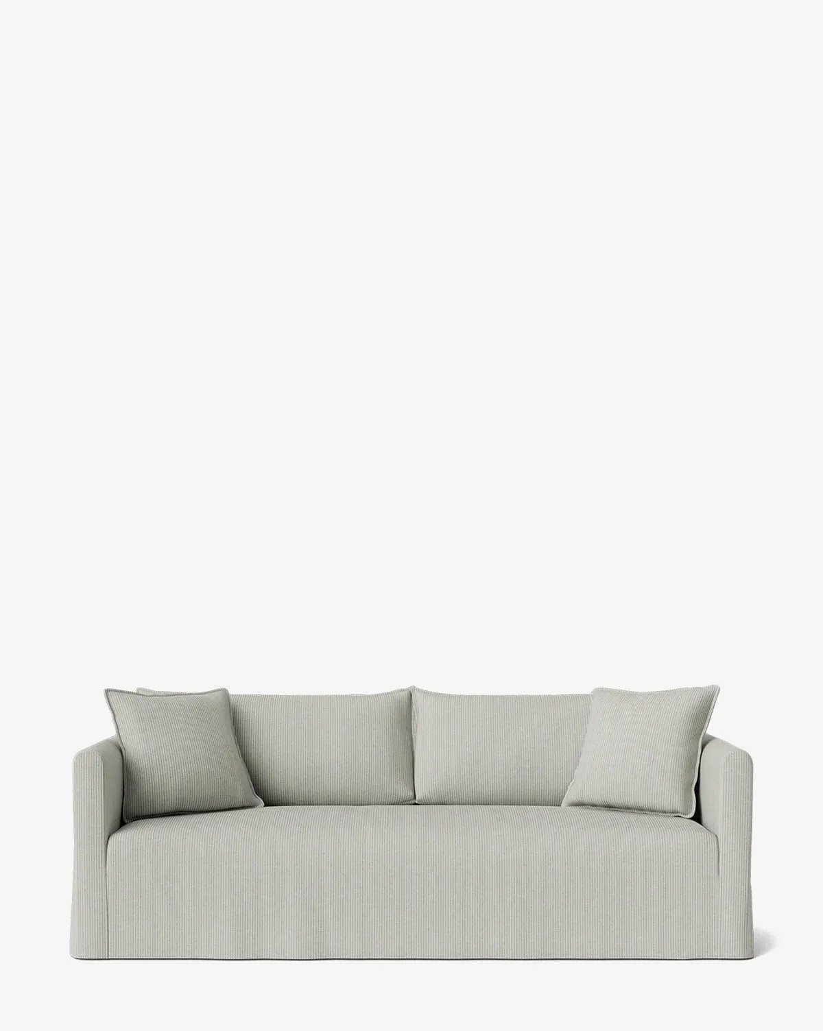 Iman Slipcover Sofa 90" - Cove Stripe Woven product