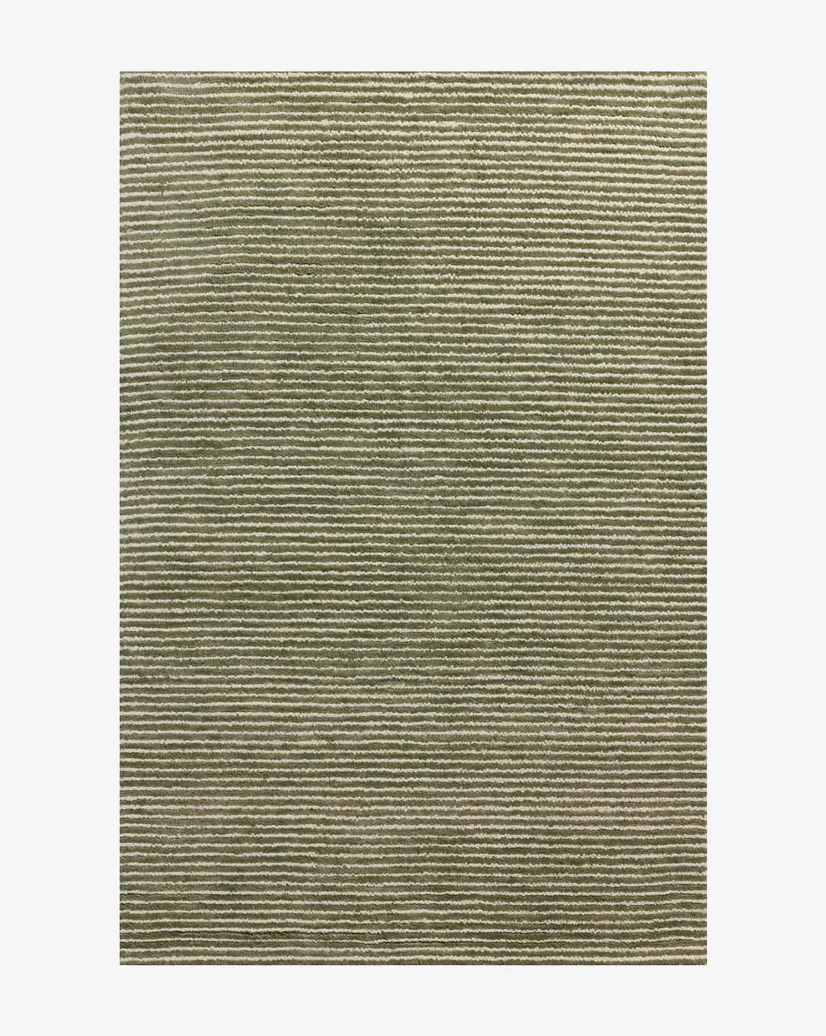 Inara Hand-Tufted Wool Rug - Green, Ivory product