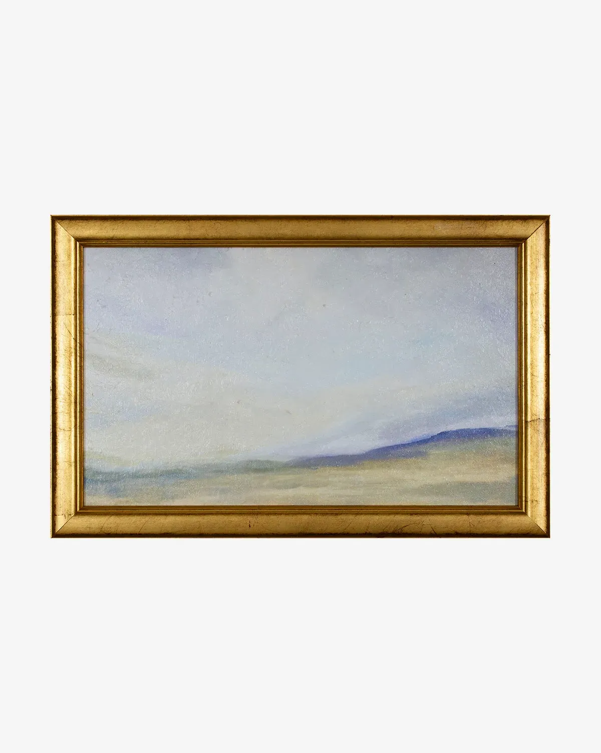 Indigo Skyline Framed Artwork - Blue, Gold product