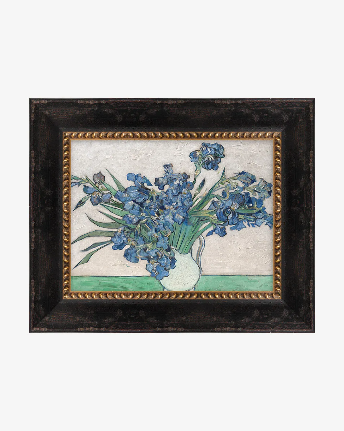 Irises by Van Gogh Framed Wall Art - Black, Gold product