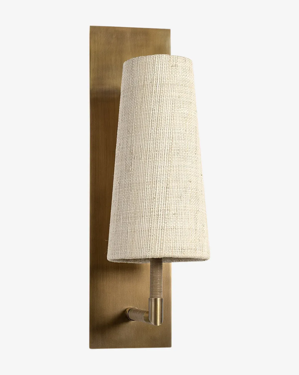 Irving Single Sconce - Leather, Raffia product
