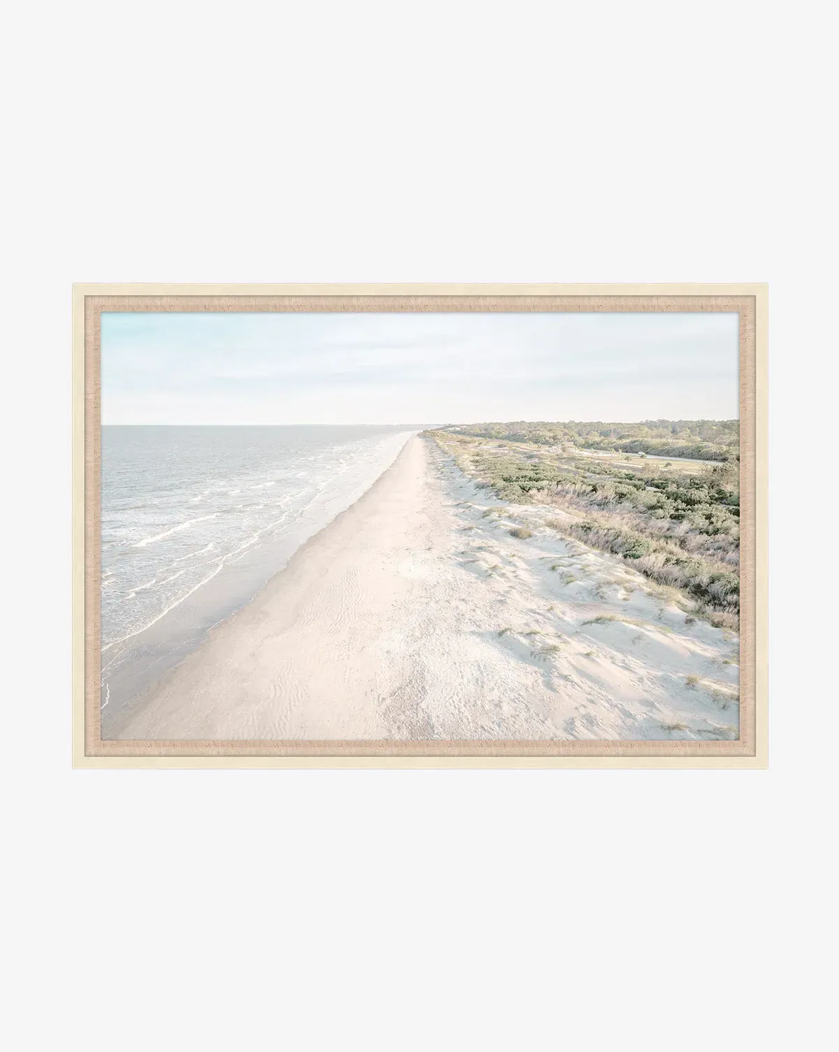 Isle Stretch Framed Giclee Print - Matte, Wood product