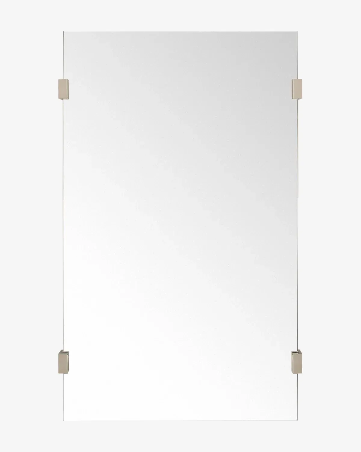 Ivana Rectangle Wall Mirror - Polished Stainless Steel product
