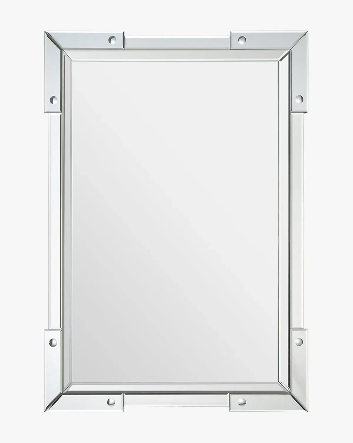 Jeremiah Wall Mirror - Distressed Silver product