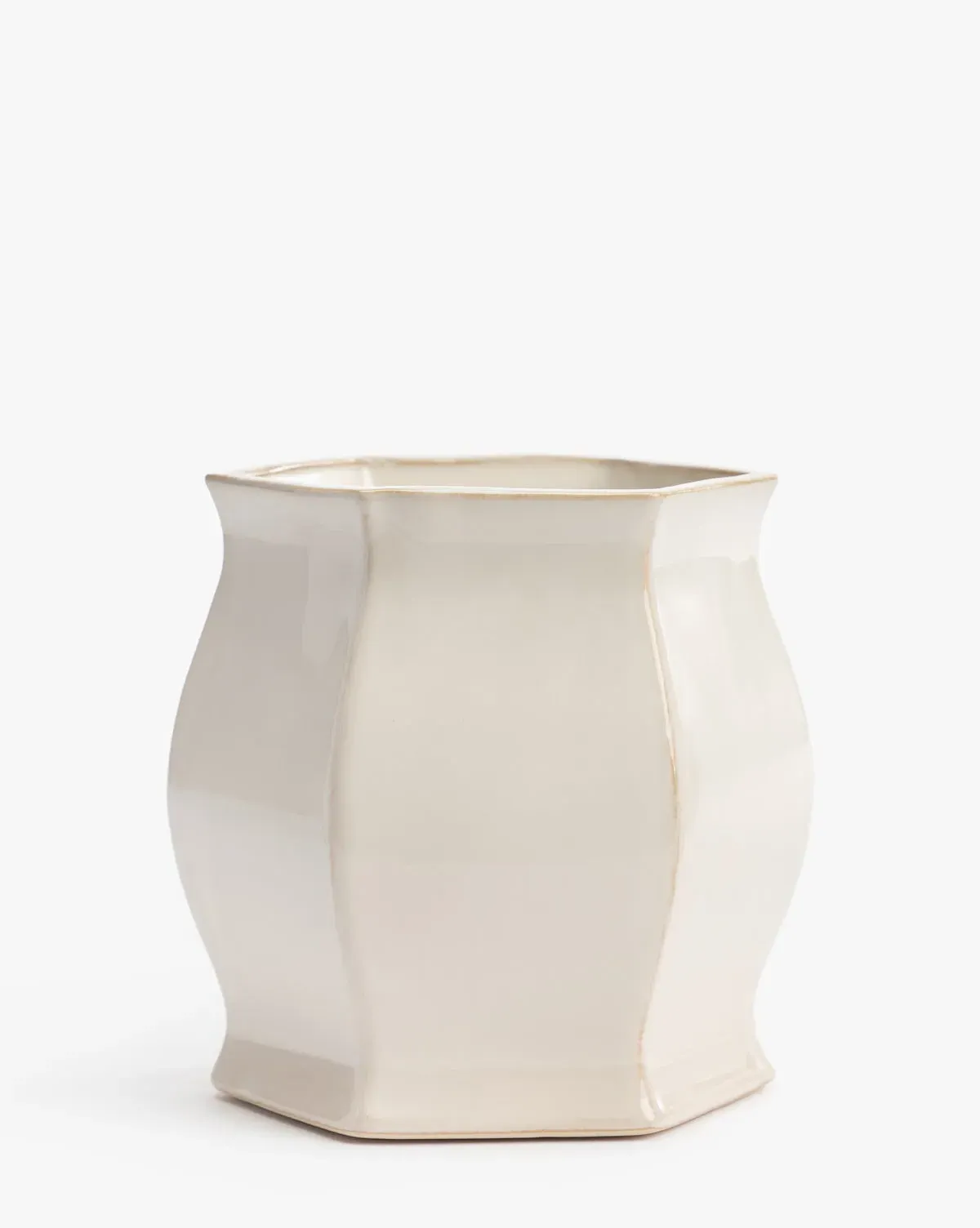 Kasha Cream Pot - White, Ceramic product