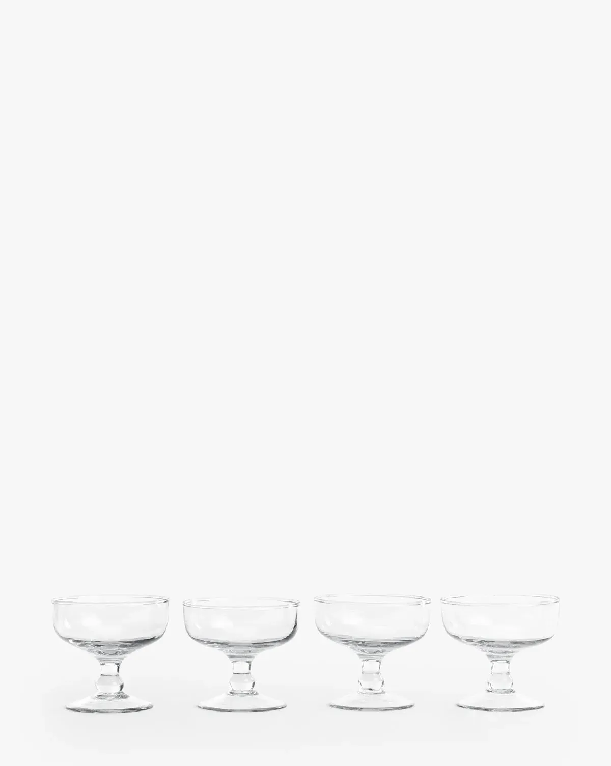Keely Coupe Glasses Set of 4 - Recycled Glass product