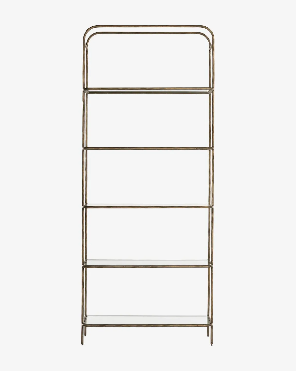 Kellen Bookcase - Hammered Aged Brass, Iron product