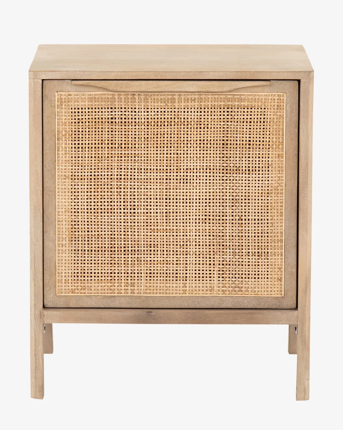 Kenan Left Nightstand - Natural, Solid Mango Wood product