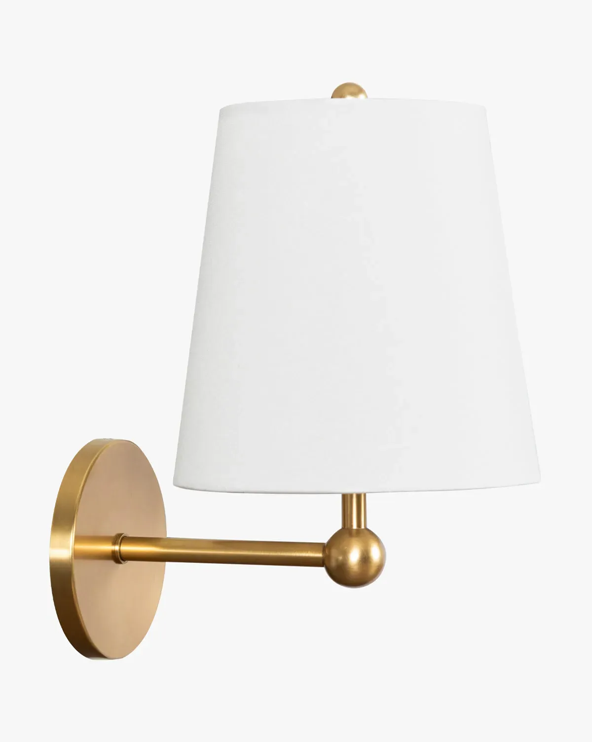 Kipling Wall Sconce - Antique Brass, Linen product