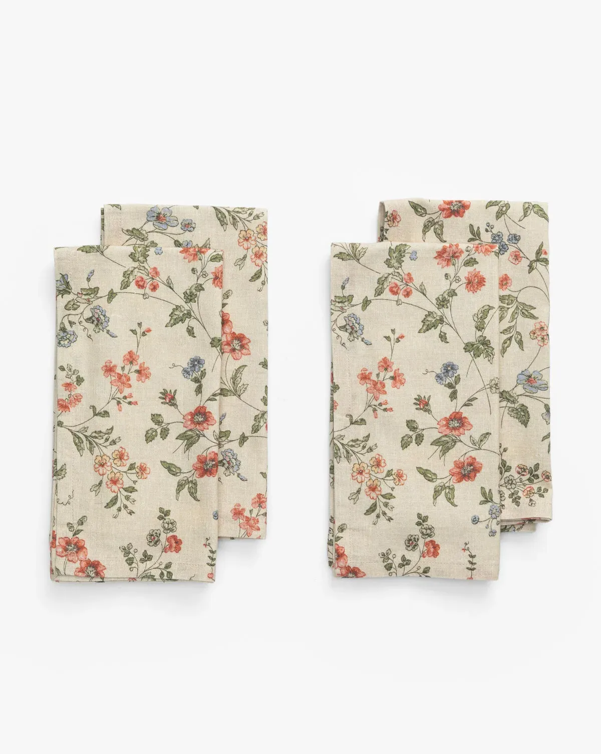 Kittredge Set of 4 Napkins - Rust, Linen product