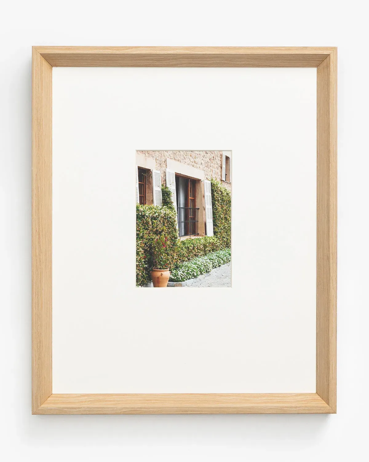 La Residencia Deia Framed Giclee Print - Natural Woodgrain product