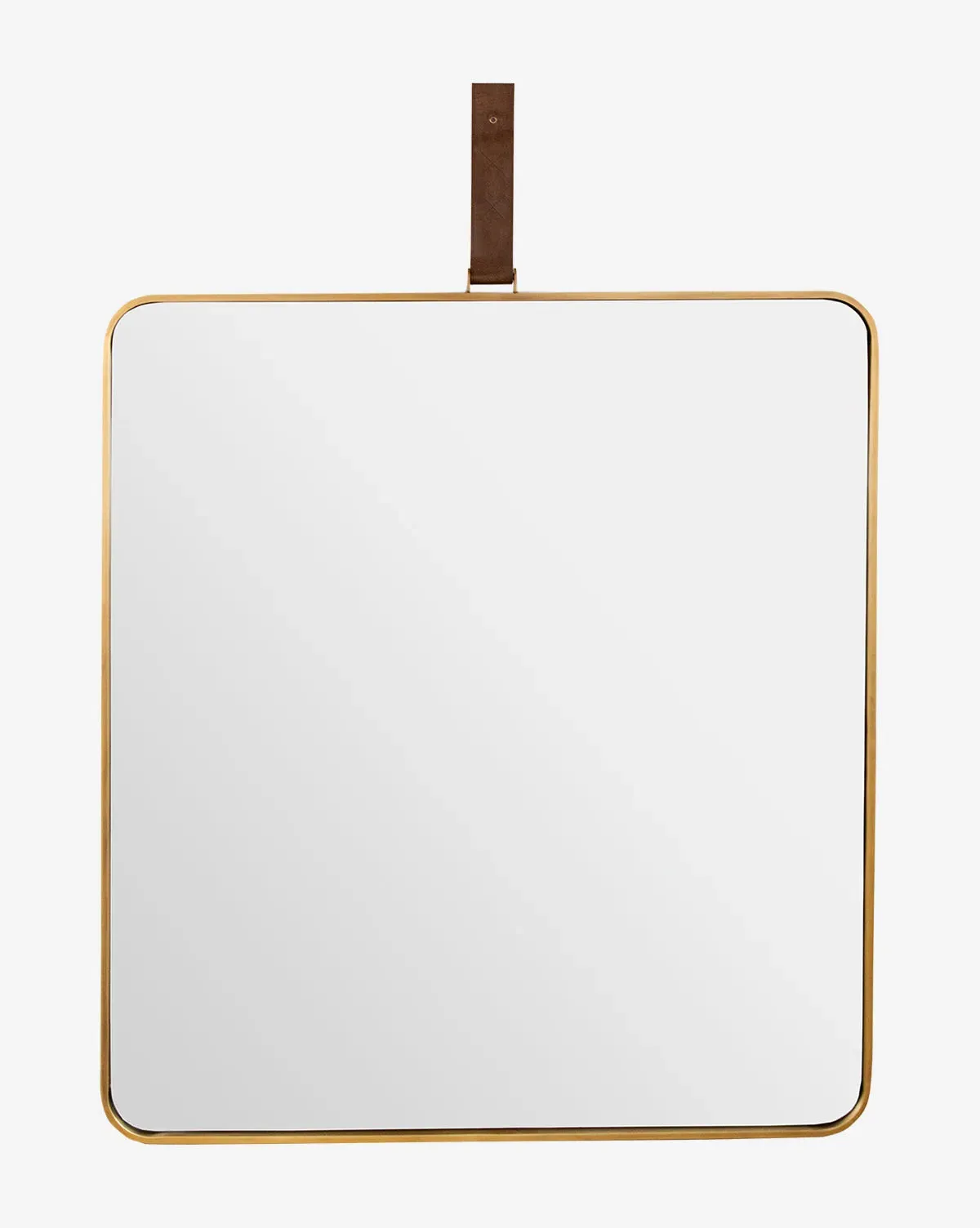 Laila Rectangle Mirror - Antique Brass, Iron product