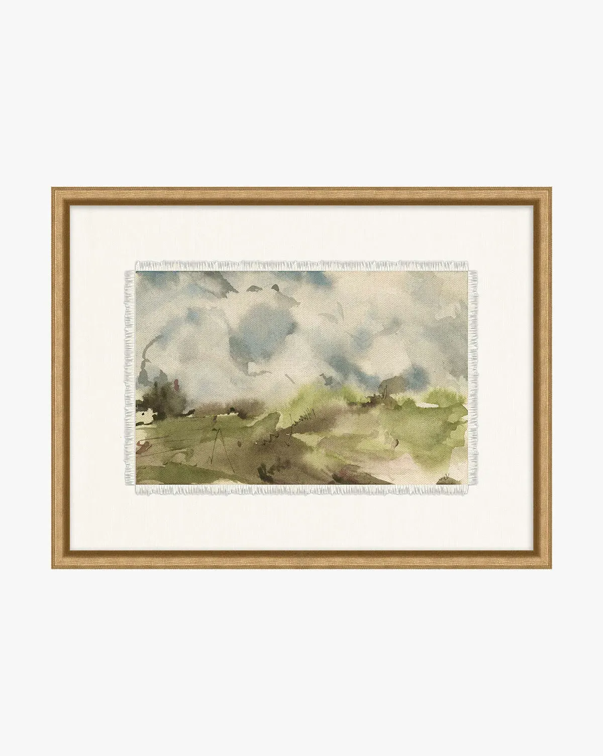 Landscape No. 2 Giclée Wall Art - Gold, Raw Canvas product