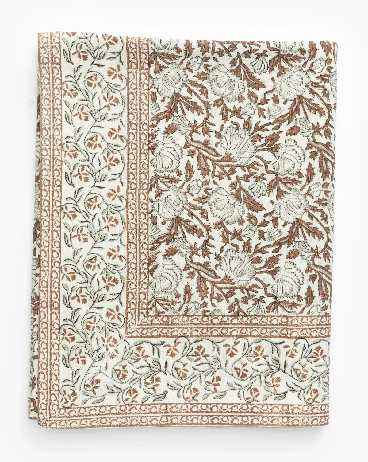 Lannister Block Print Tablecloth - Rust product