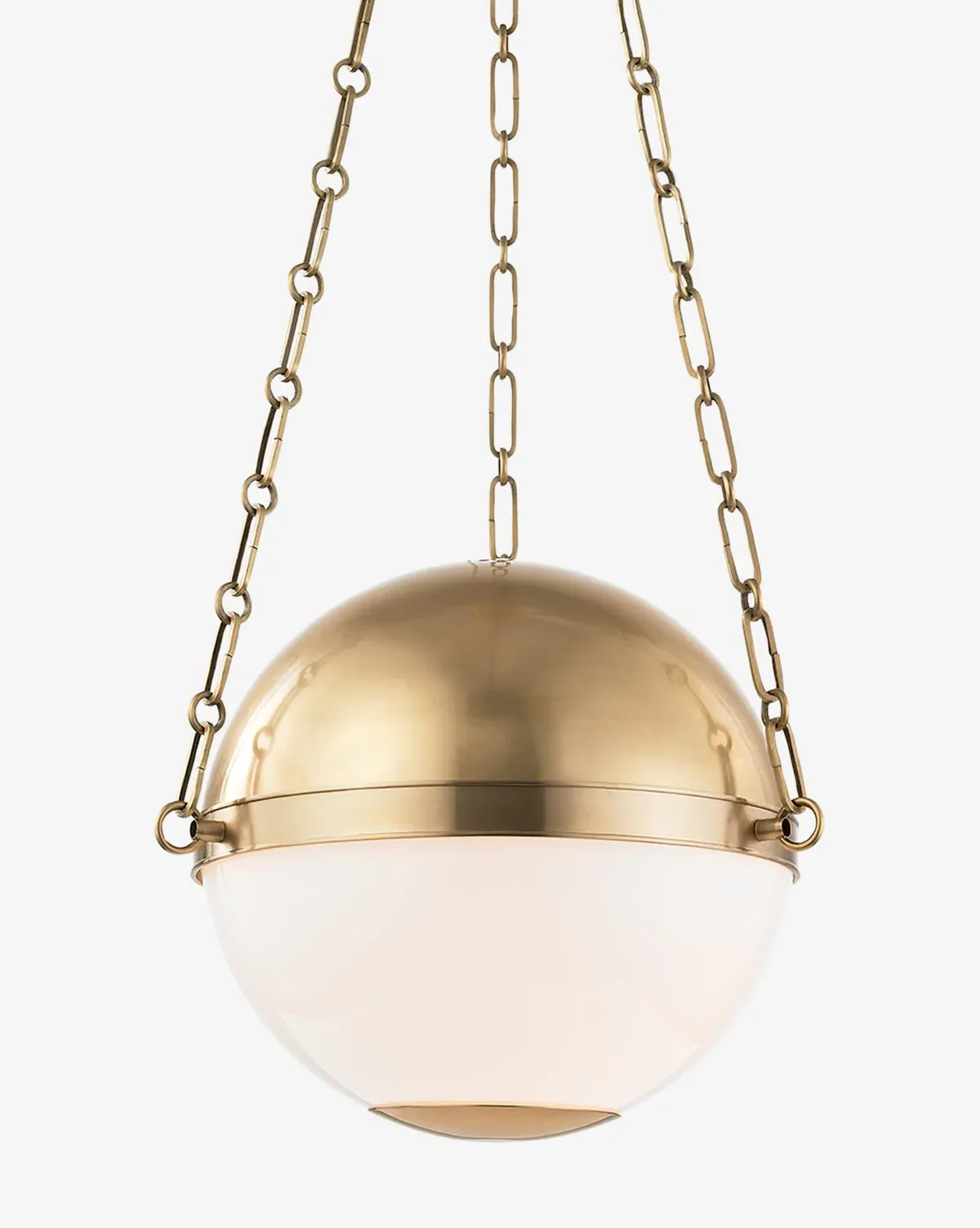 Lannister Sphere Small Pendant Light - Aged Brass product