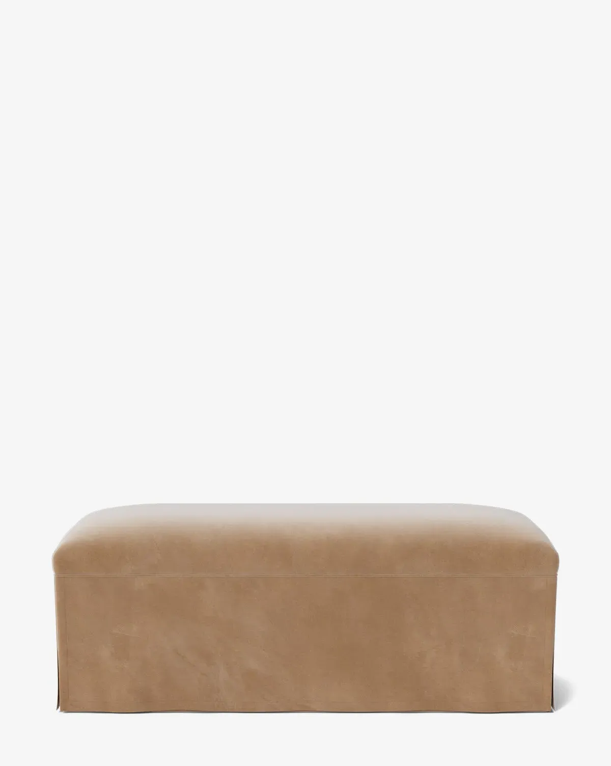 Latimer Bench - Fawn Velvet product
