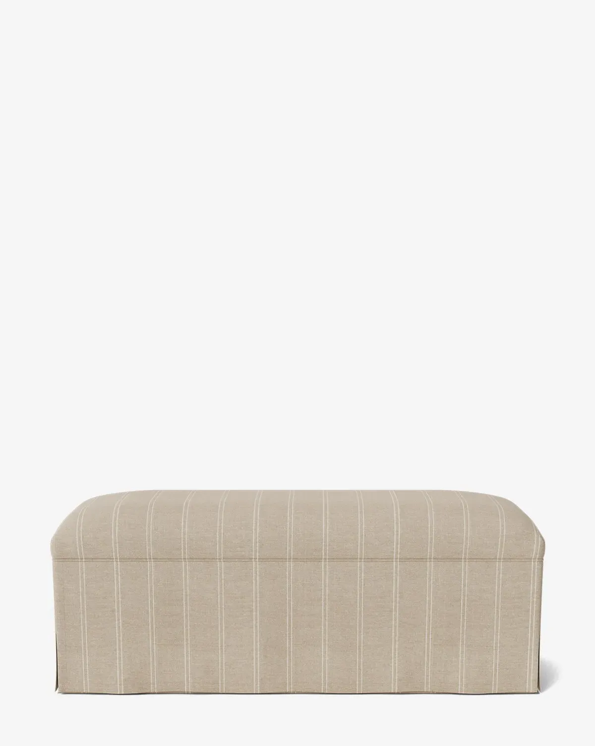 Latimer Bench - Oatmeal & Ivory Stripe Linen product