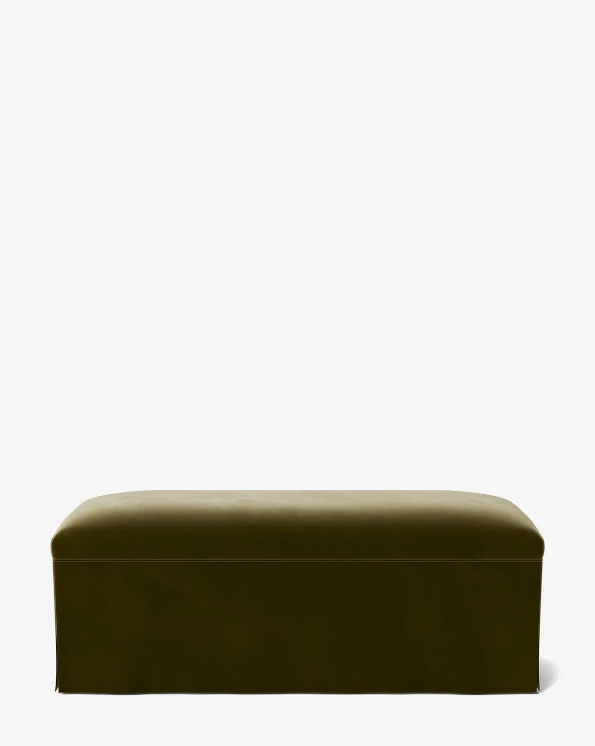 Latimer Bench - Olive, Velvet product