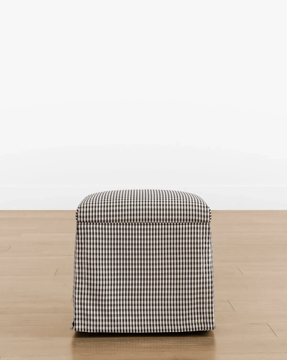 Latimer Ottoman - Dark Brown, Perennials Gingham product