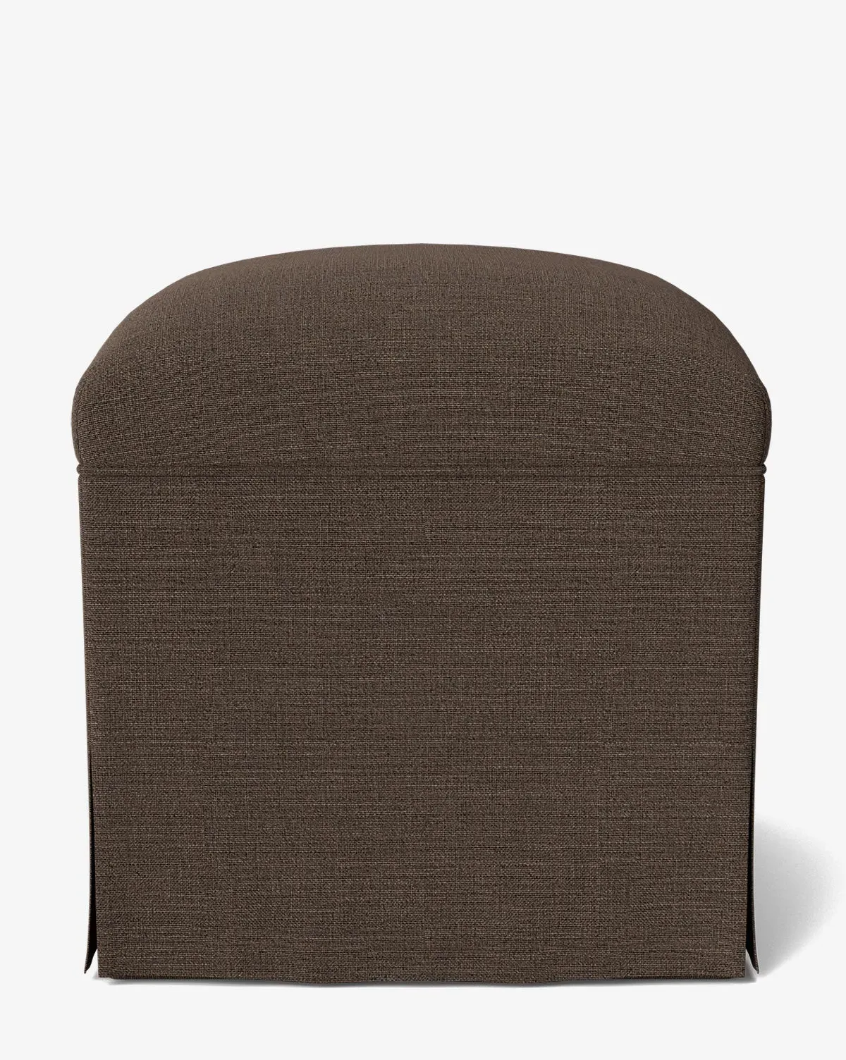 Latimer Ottoman with Faux Slip Skirt - Crypton product