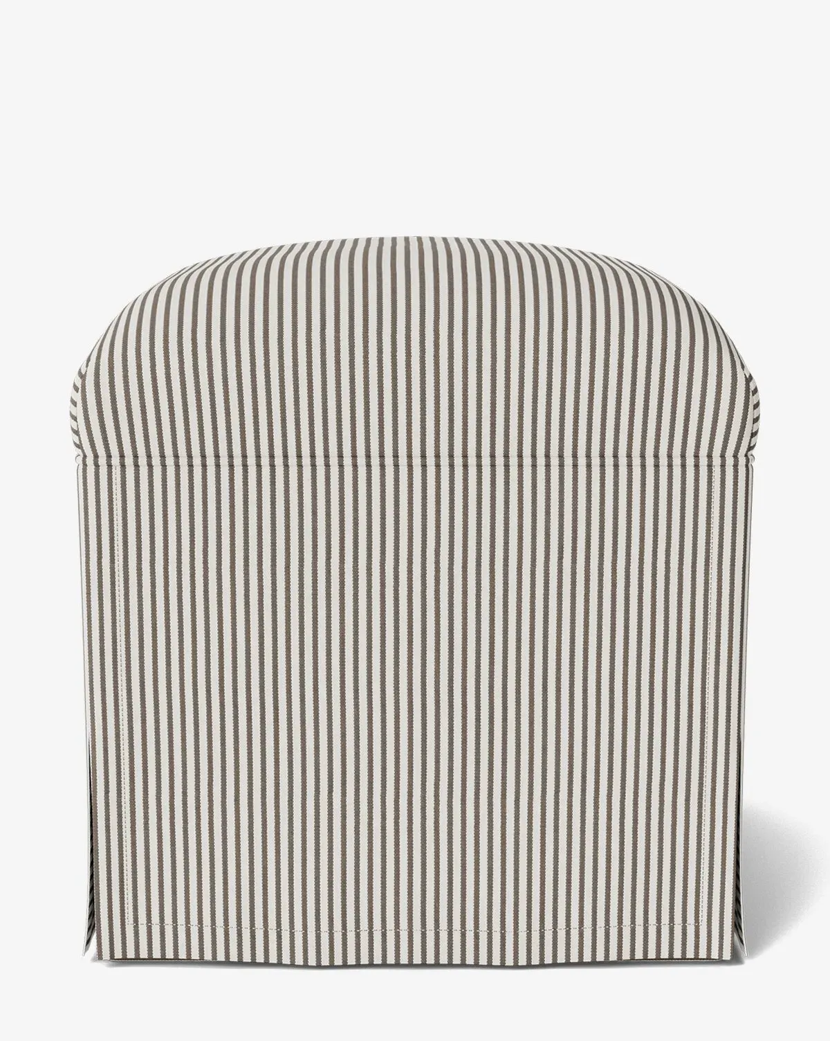 Latimer Ottoman with Faux Slip Skirt - Perennials Iron product