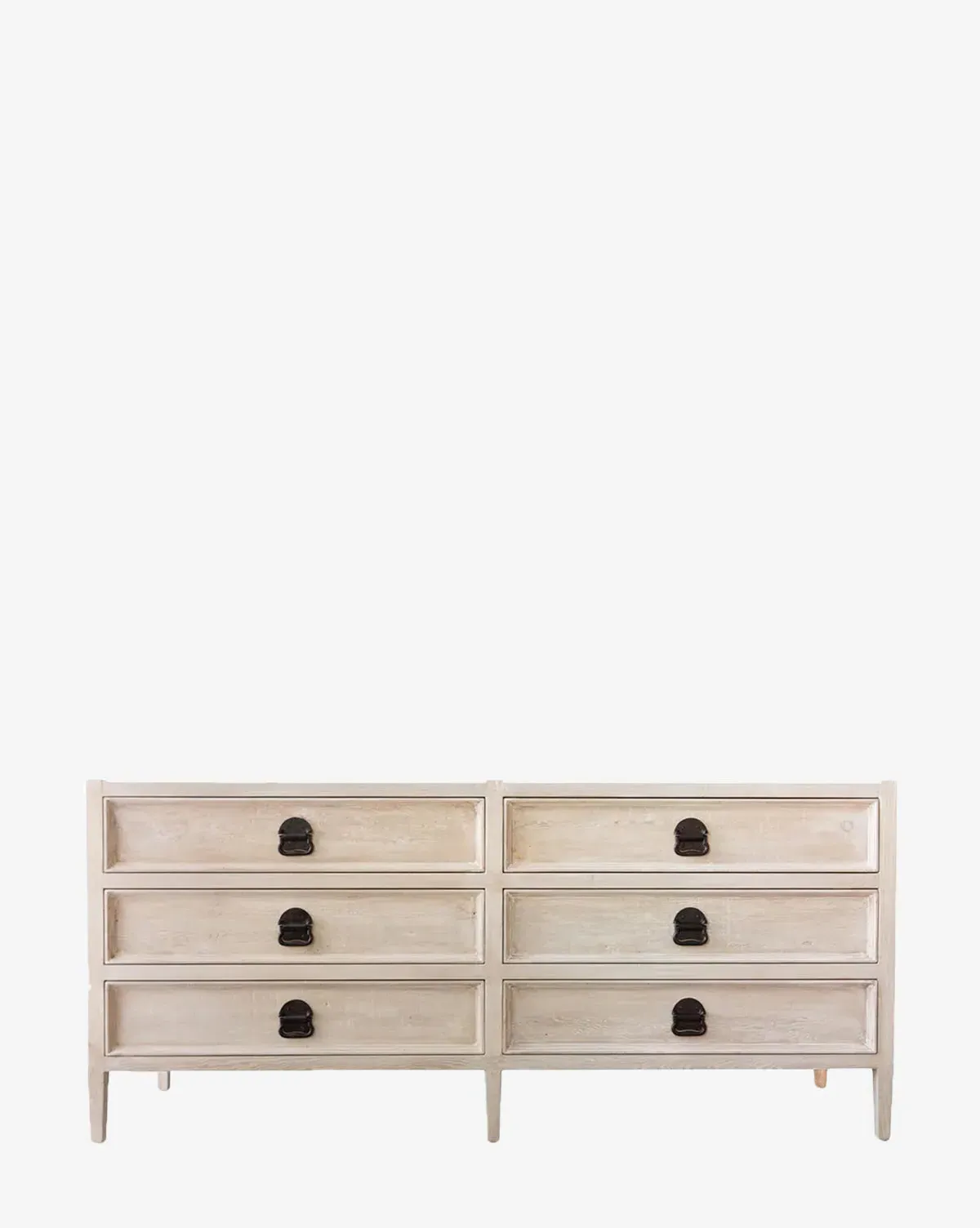 Lazlo 6-Drawer Dresser - Gray Wash Wax product