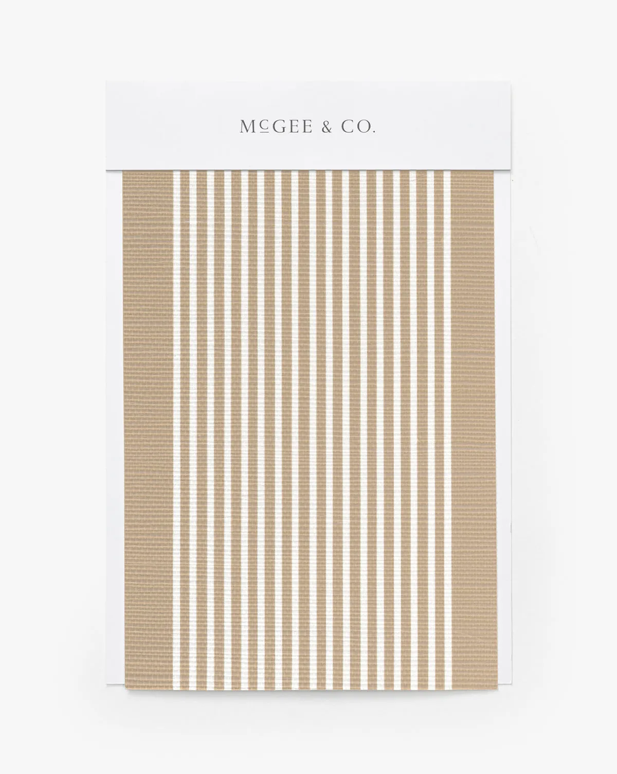 Leah Striped Sisal Wallpaper Swatch - Tan product