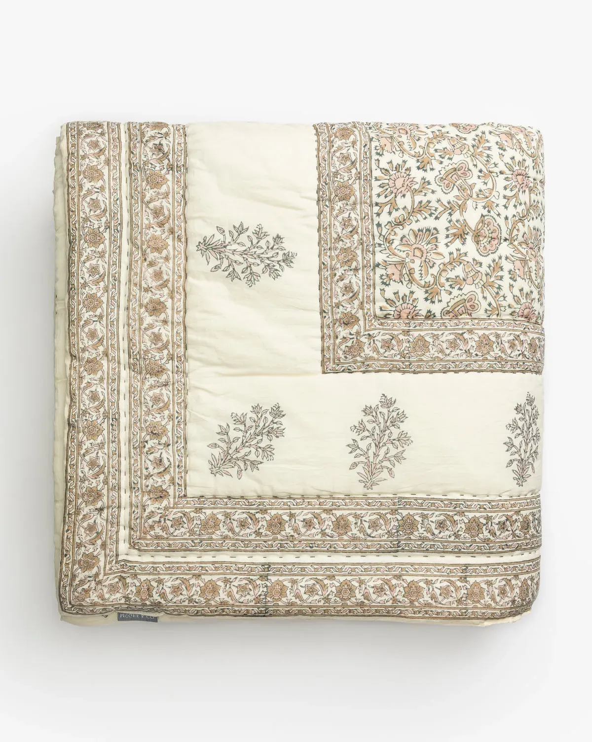 Leander Full/Queen Quilt - Cream, Cotton product
