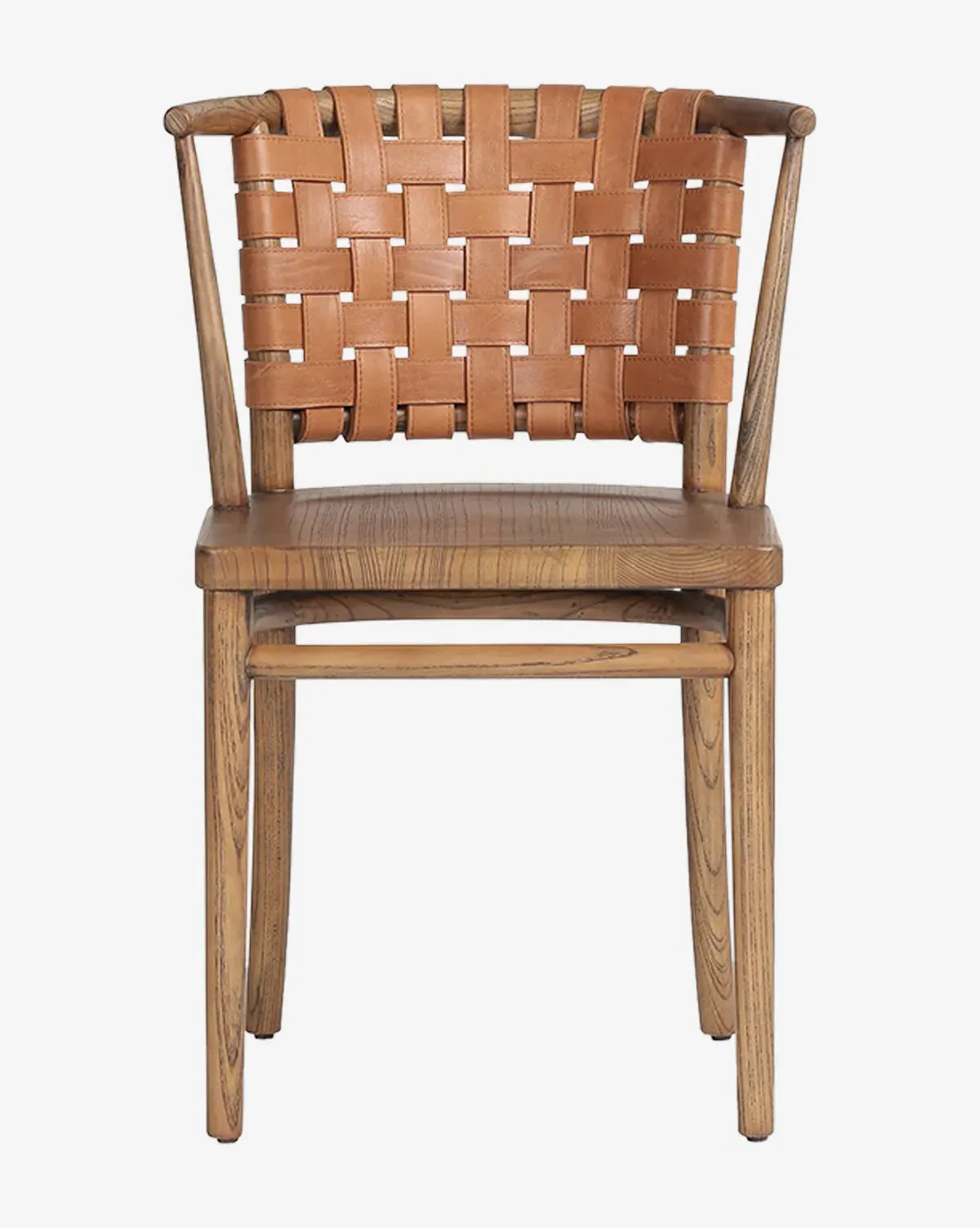Lennon Dining Chair - Woven Leather, Nettle Wood product