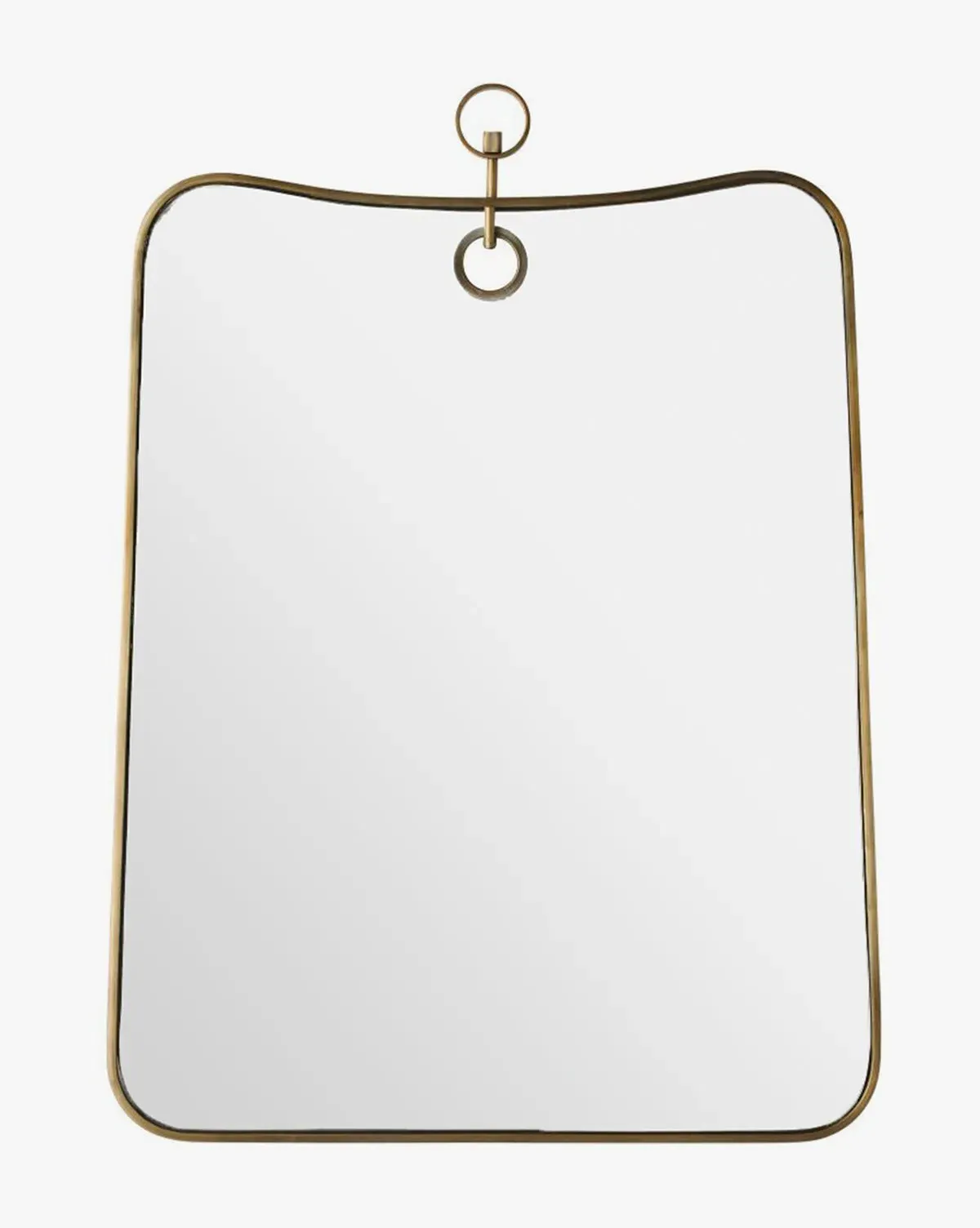 Lennox Wall Mirror - Antique Brass, Iron product