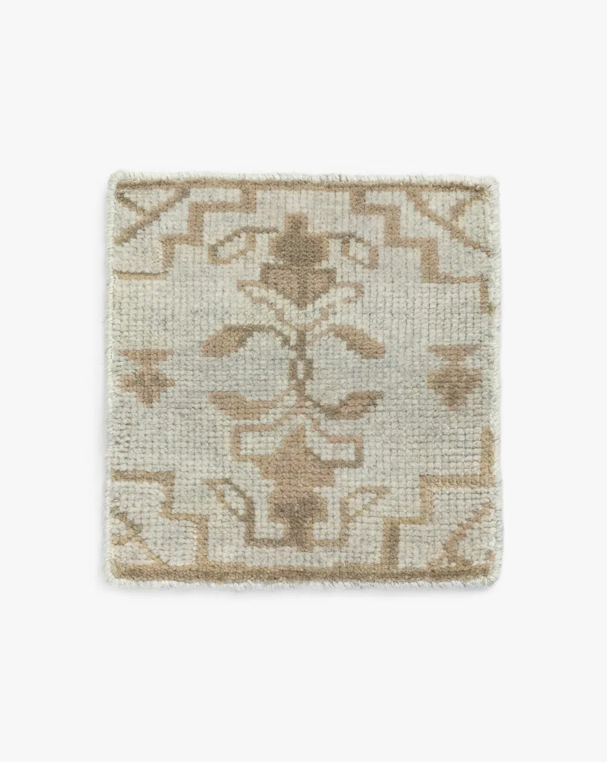 Lexington Hand-Knotted Wool Rug Swatch - Cream, Grey product