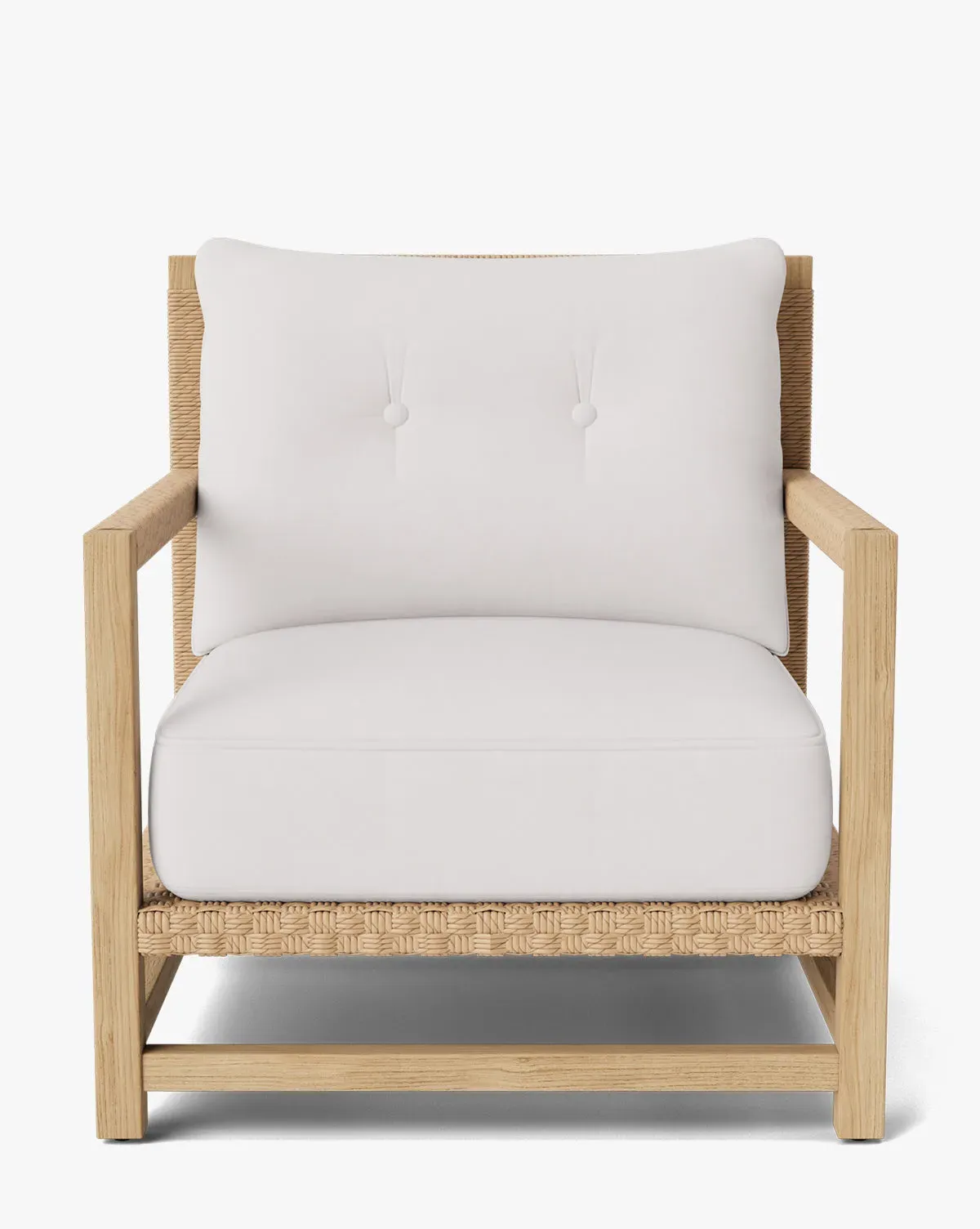 Lindon Outdoor Lounge Chair - Teak, Wicker product