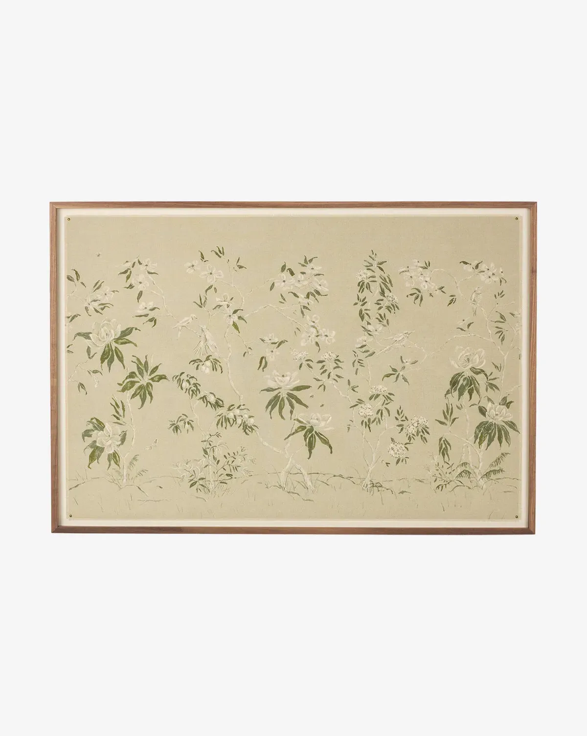 Linen Chinoiserie by Laurel-Dawn Latshaw Artwork - Canvas, Walnut product