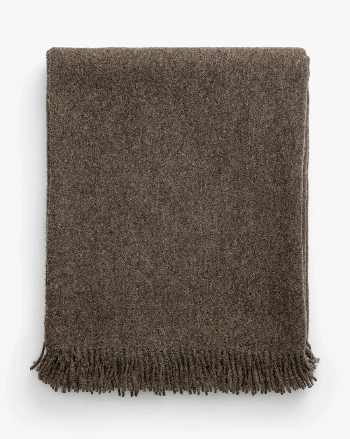 Locester Throw - Brown, Recycled Wool product