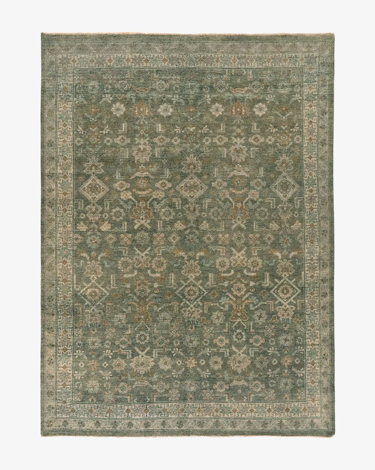 Loreo Hand-Knotted Wool Rug - Earth Tones product