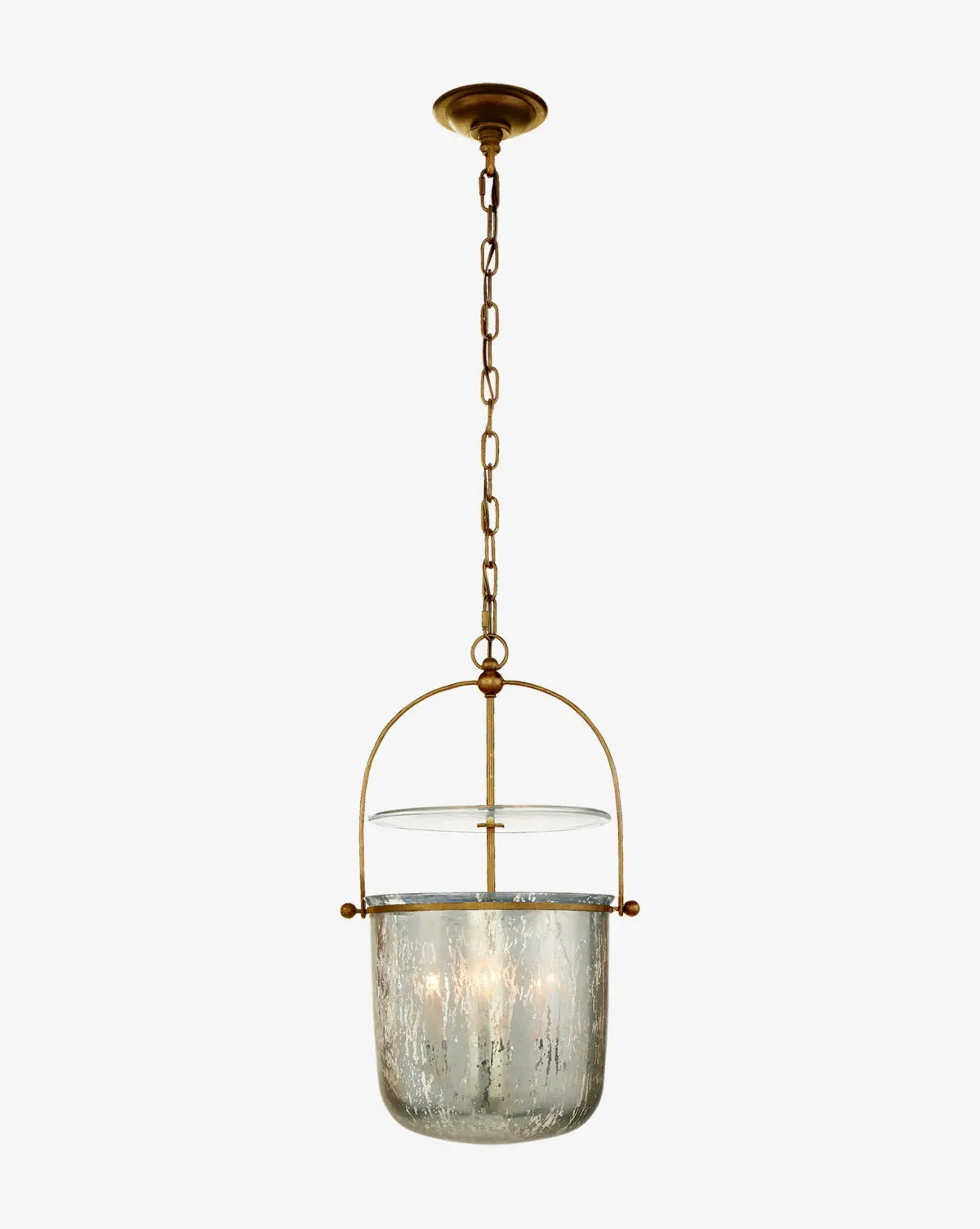 Lorford Small Smoke Bell Lantern - Gilded Iron product