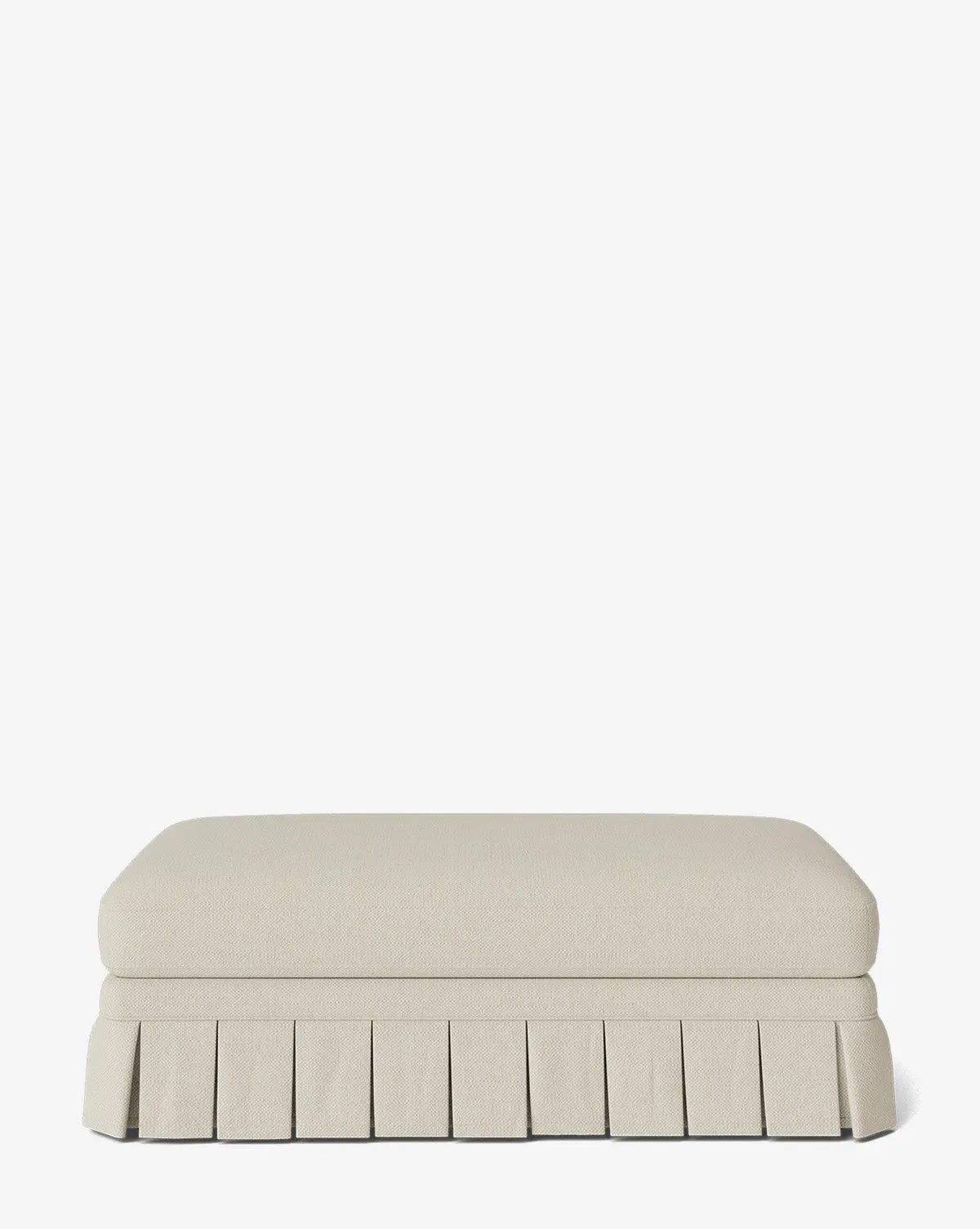 Louisa Ottoman with Box Pleat Skirt product