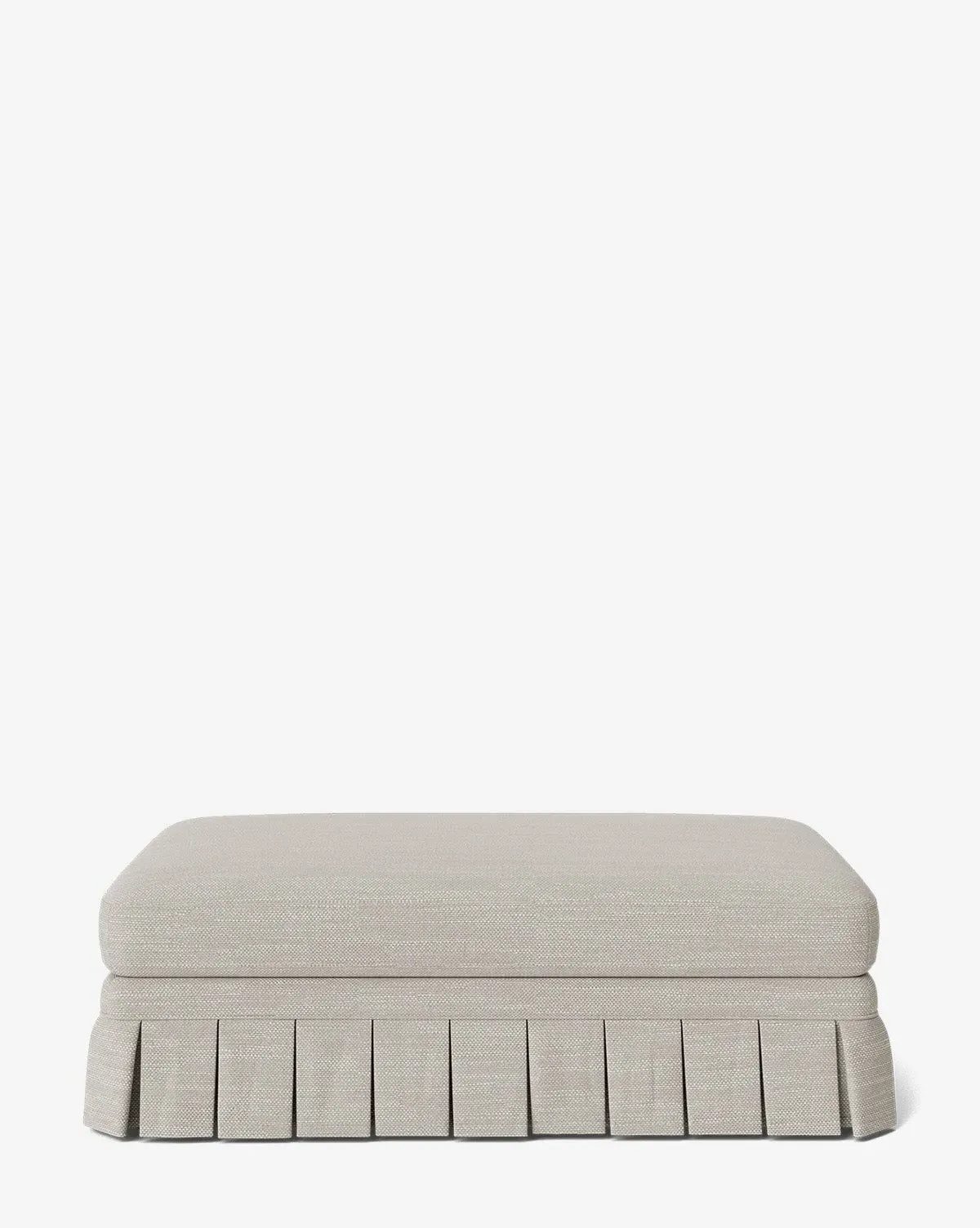 Louisa Ottoman with Box Pleat Skirt product
