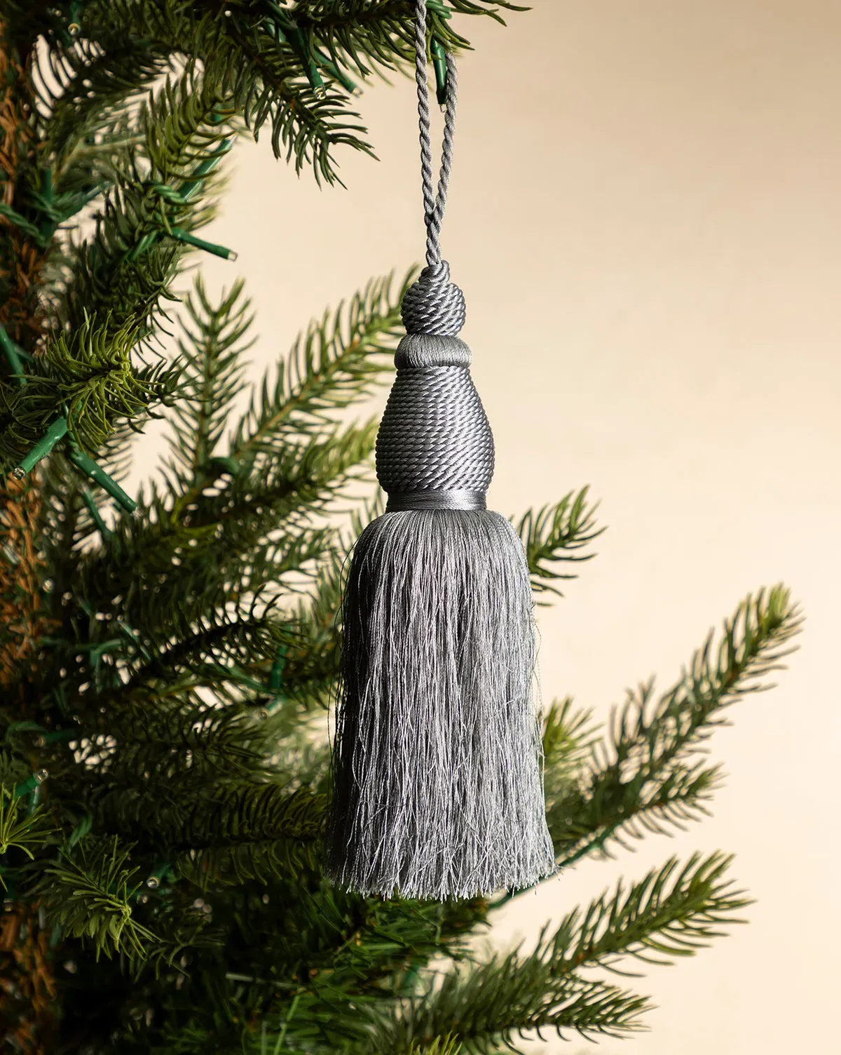 Lucia Bullion Tassel Ornament - Gray product