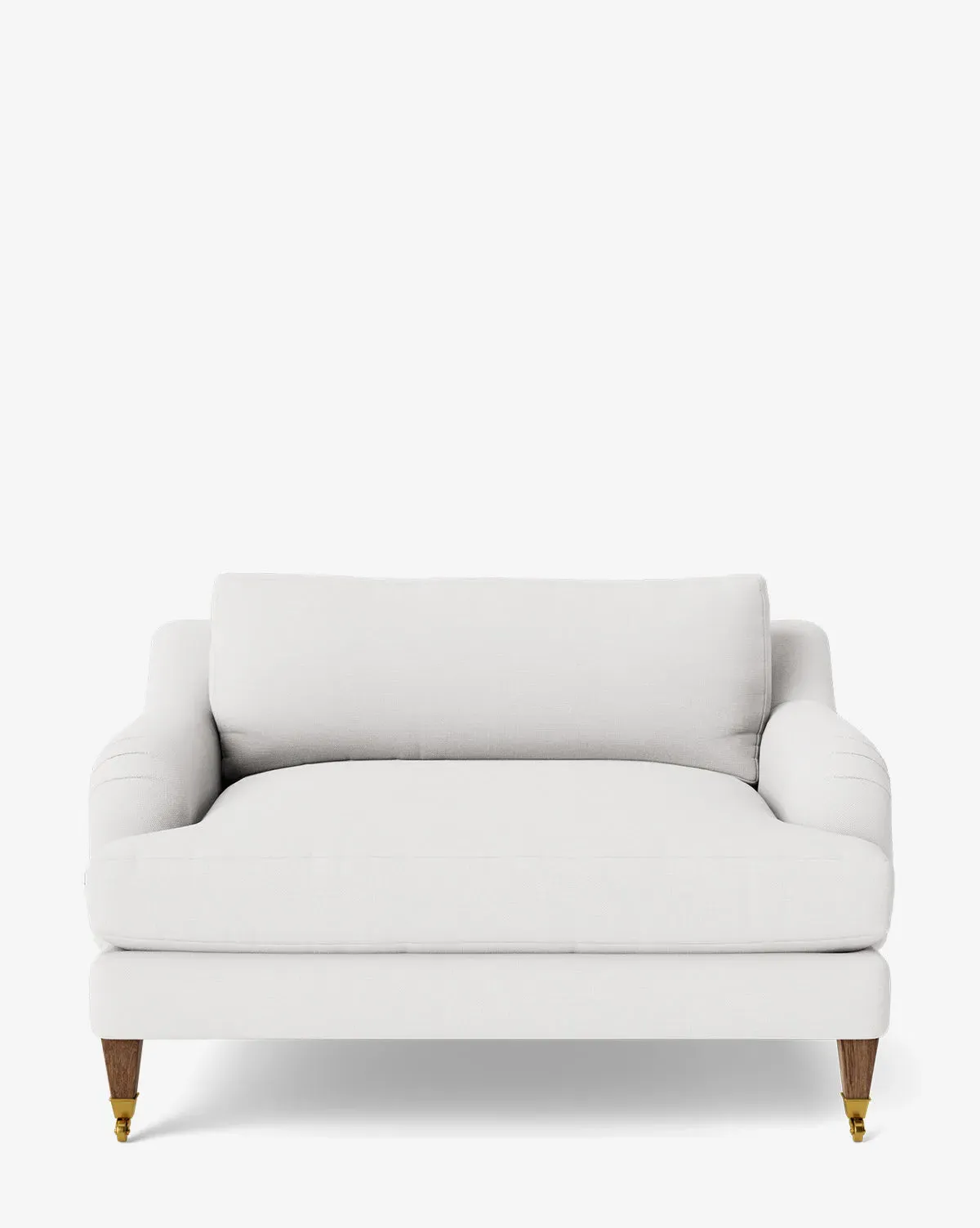 Lucille English Roll Arm Chair and a Half - Gardenia, Perennials product