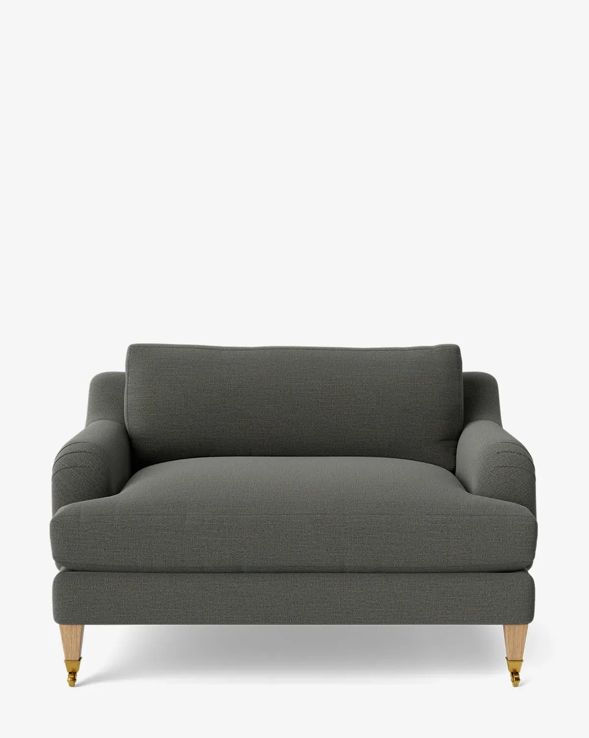 Lucille English Roll Arm Chair and a Half - Midnight, Crypton product